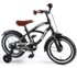 VOLARE Dječji bicikl Cruiser, 14", crni, s pomoćnim kotačima